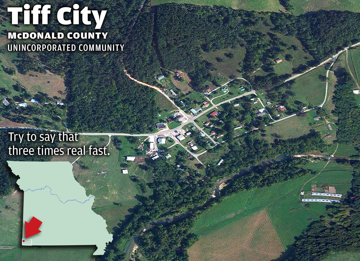 13 Missouri Towns with Uninviting Names: Tiff City